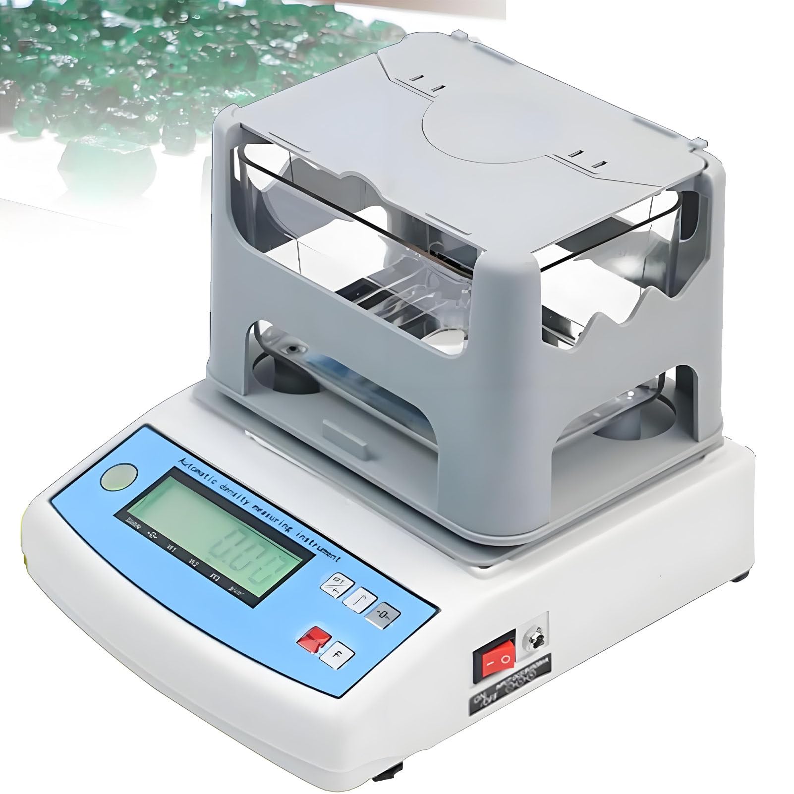 Densímetro electrónico de sólidos, 0,001 g/cm³, densímetro Digital de sólidos de Alta precisión, para medir Caucho plástico, para Equipos de Laboratorio industriales. 600g