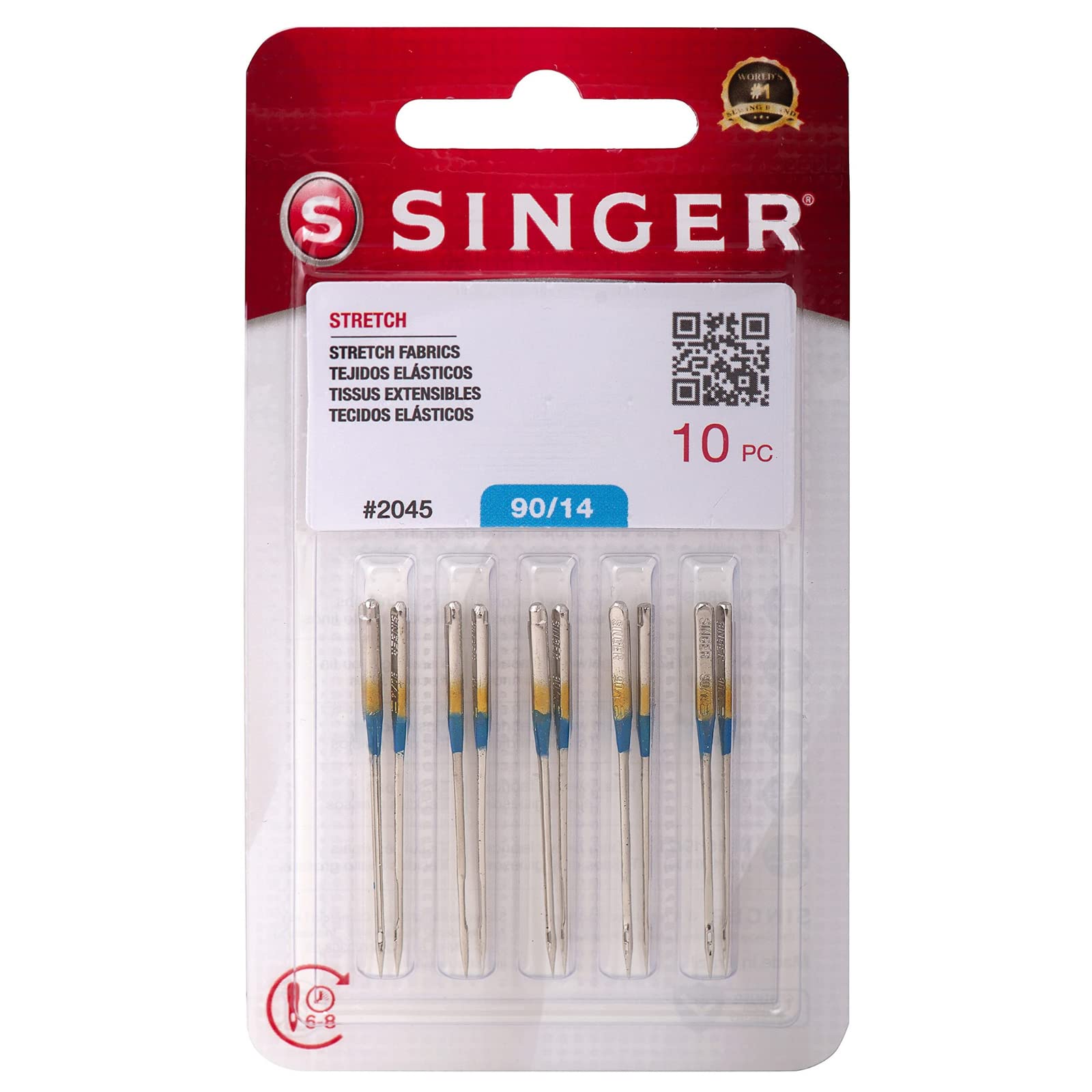Singer - Aiguilles Machine À Coude Stretch Du 70 Au 100