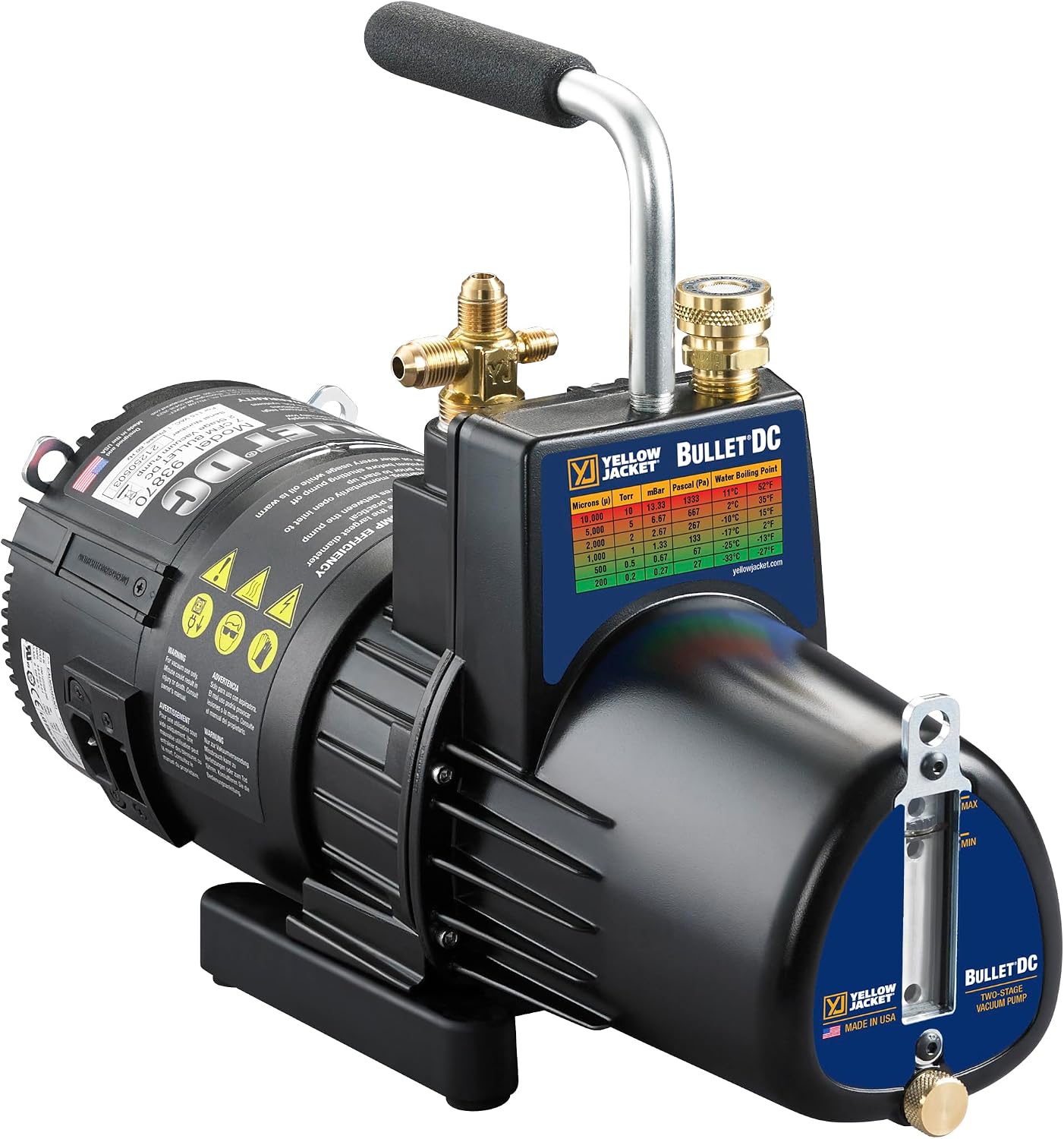 Bomba de vacío Yellow Jacket Bullet DC 7 cfm