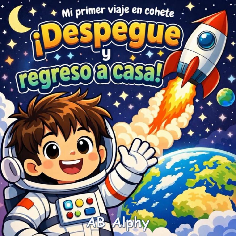 Mi primer viaje en cohete: ¡Despegue y regreso a casa!: Una aventura espacial para pequeños astronautas