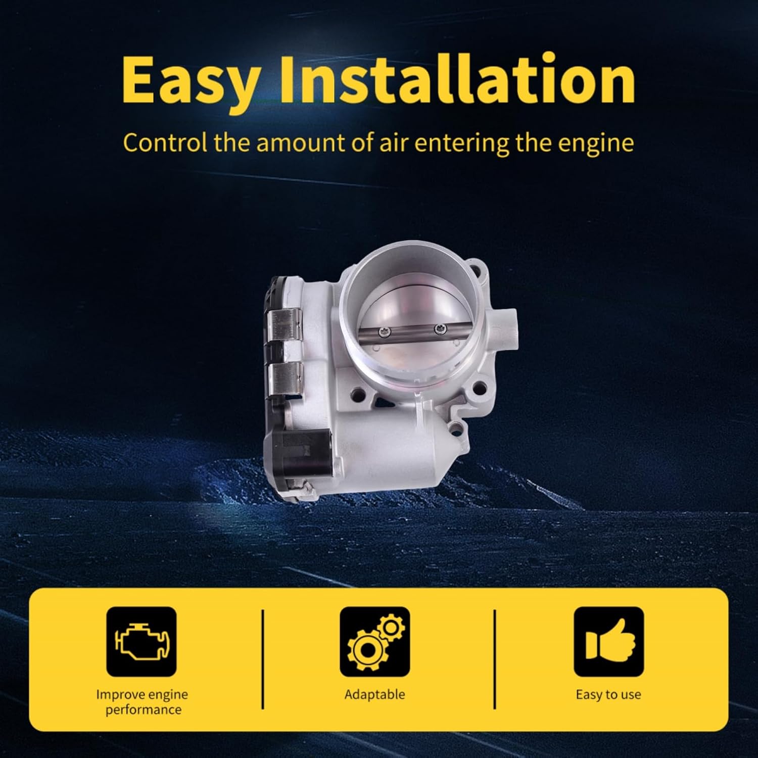 Electronic Throttle Body Fit for Audi A4 2000-2006, A4 Quattro 2001-2005, Volkswagen Passat 2001-2005 L4 1.8L TB1063 977355 06B133062M 06B133062B