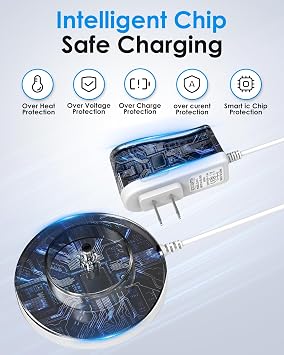 Charger for Tonies, Replacement for Tonie Box Charging Base, Compatible with Toniebox Audio Player Starter Set for Kids (Not Fit Toniebox 2)