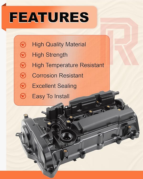 Engine Valve Cover kit with Gasket for select 2013-2019 Accord CR-V 2.4L by Reeoutdoor - Used condition - Image 4