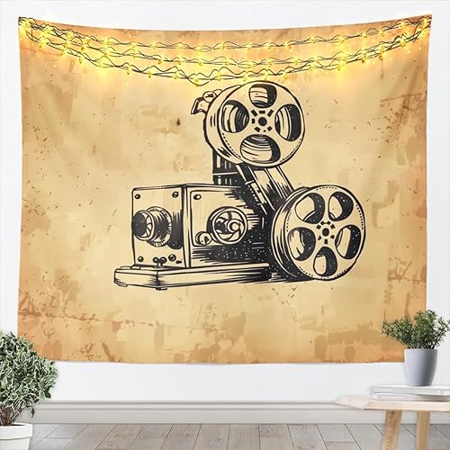 Miniatura 7 de Homewish Tapiz con temática de fotografía, película fotográfica vintage para colgar en la pared, para niños, adolescentes, mujeres, hombres, fotos