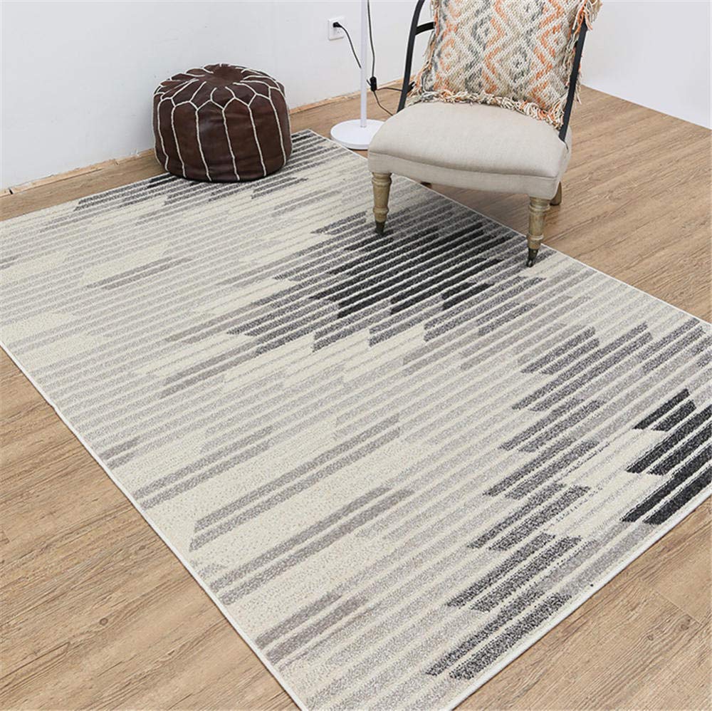 Tapis de cuisine gris 60x120 cm idéal pour le yoga et le salon