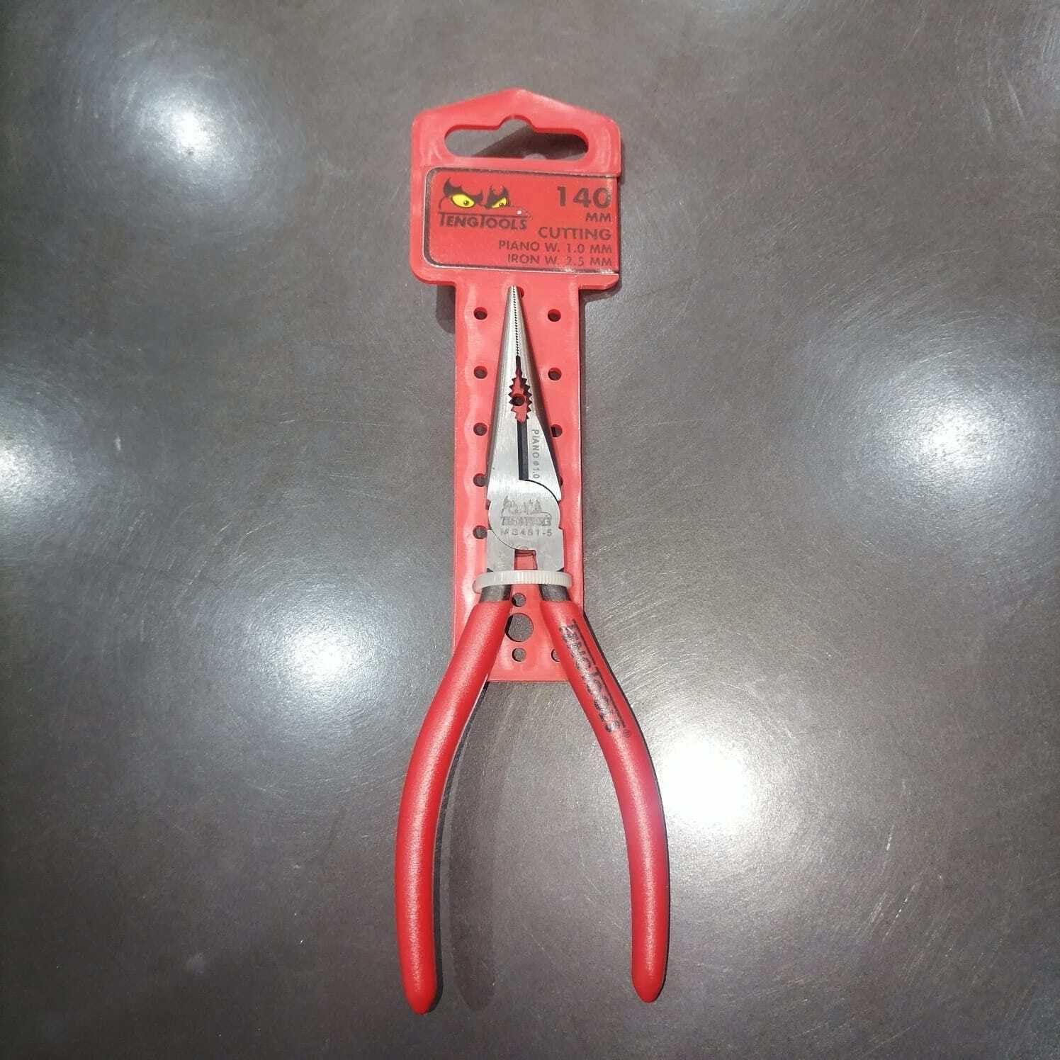 Teng Tools 5 Inch Vinyl Grip Long Nose Long Reach Pliers - MB461-5