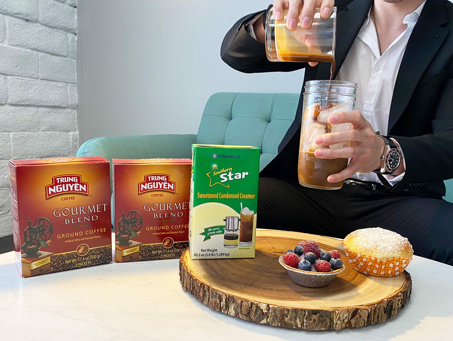 Vietnamese Coffee Pour Over Set 3 Pcs. 2 Pack Trung Nguyen Gourmet