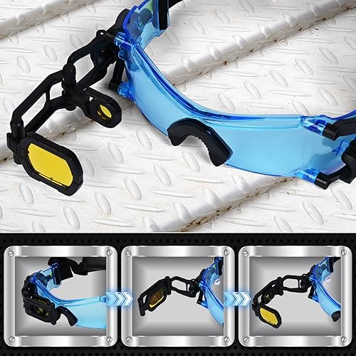 Miniatura 2 de Madzee Spy Gear - Juego de juguetes para niños, gafas LED de visión nocturna para niños con micro disfraz de voz