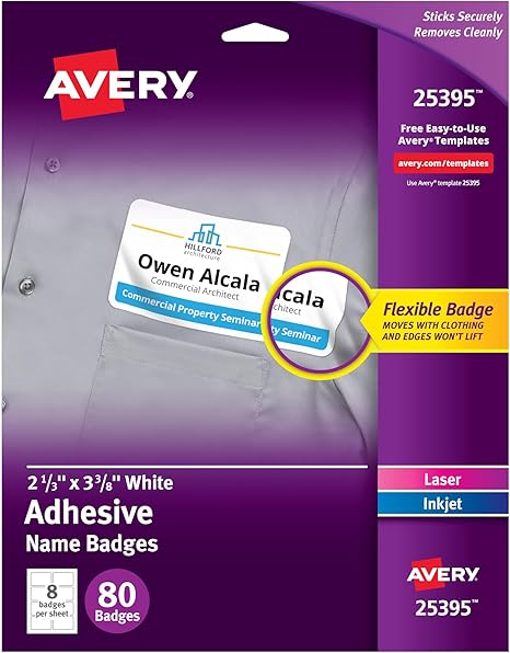Xbox stellt Xbox Wrapped dieses Jahr ein 11 71TprRop4hL. AC SX466 Avery Flexible Printable Name Tags, 2-1/3 x 3-3/8, Matte White, 80 Removable Name Badges (25395)