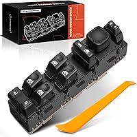 A-Premium Driver Side Master Power Window Switch for Chevy Silverado Tahoe GMC Sierra Yukon Cadillac Escalade 2003-2007 - Replaces 15883323