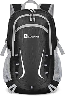 ZOMAKE Foldable Backpack - Hiking Daypack Lightweight Packable 35 L Water Resistant Travel Bag Nylon Outdoor Sports Gym Camping Rucksack Walking Trekking for Men Women Seniors