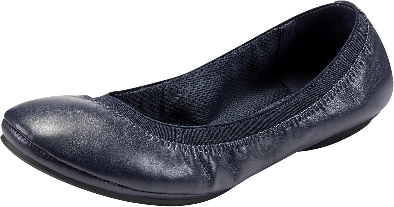 Bandolino Women's Edition Ballet Flat, Blue 428, 9.5 Wide