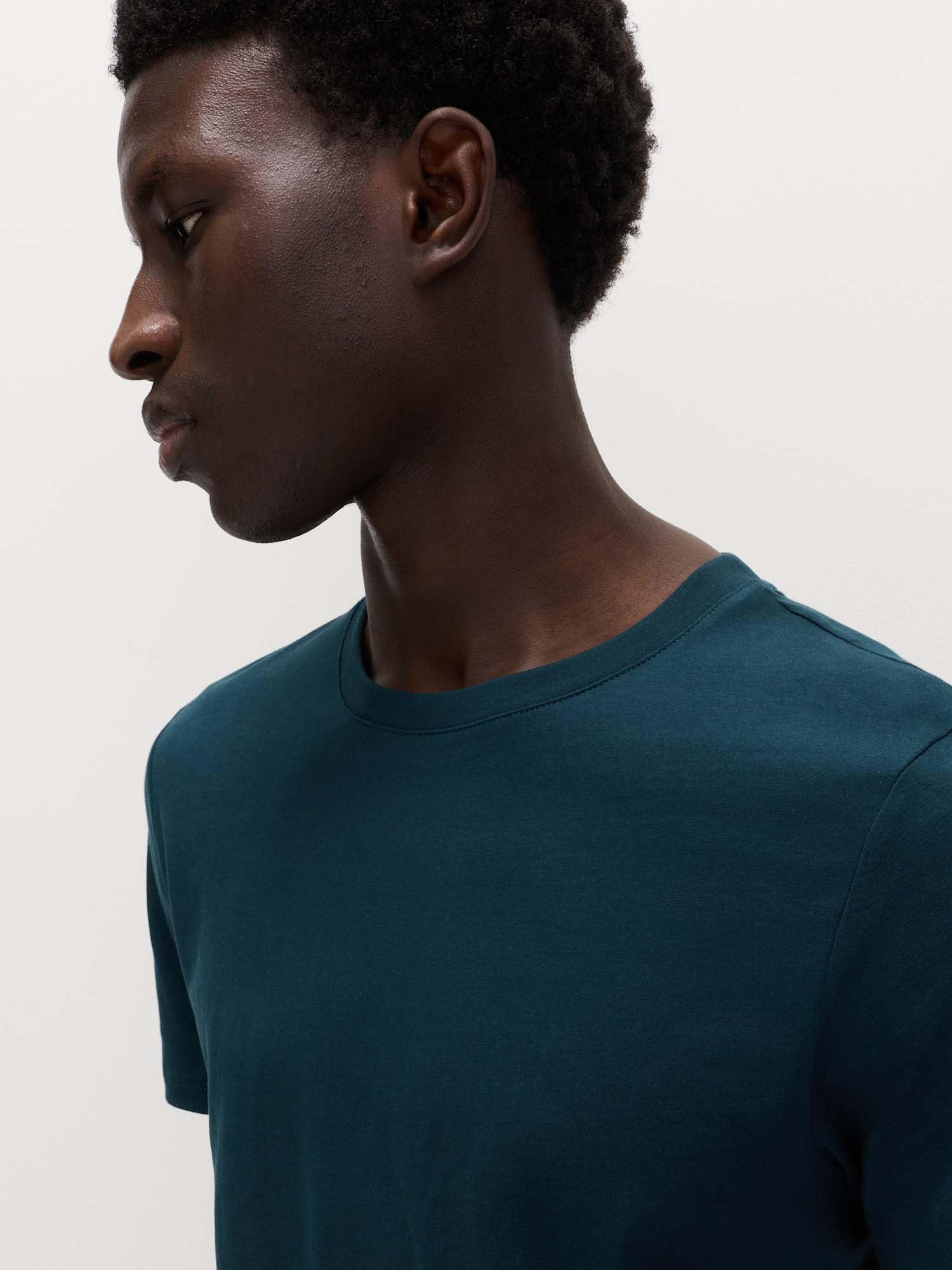 Marks & Spencer Pack de 7 Camisetas Puro algodón con Escote Cerrado