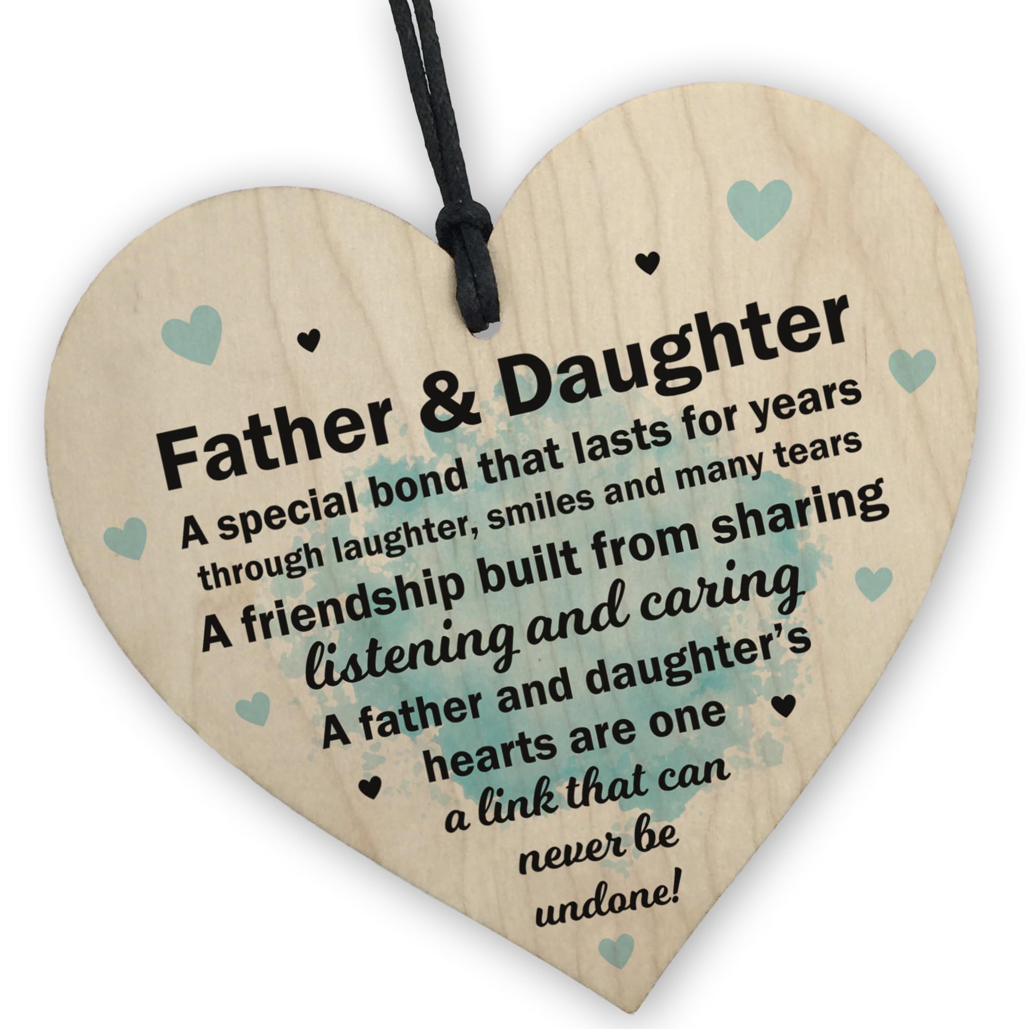 Red Ocean Father and Daughter Gift For Birthday Fathers Day, Novelty Dad Gift From Daughter, Dad Birthday Gifts, Father's Day Gifts For Dad, Keepsake Gifts For Dad From Daughter