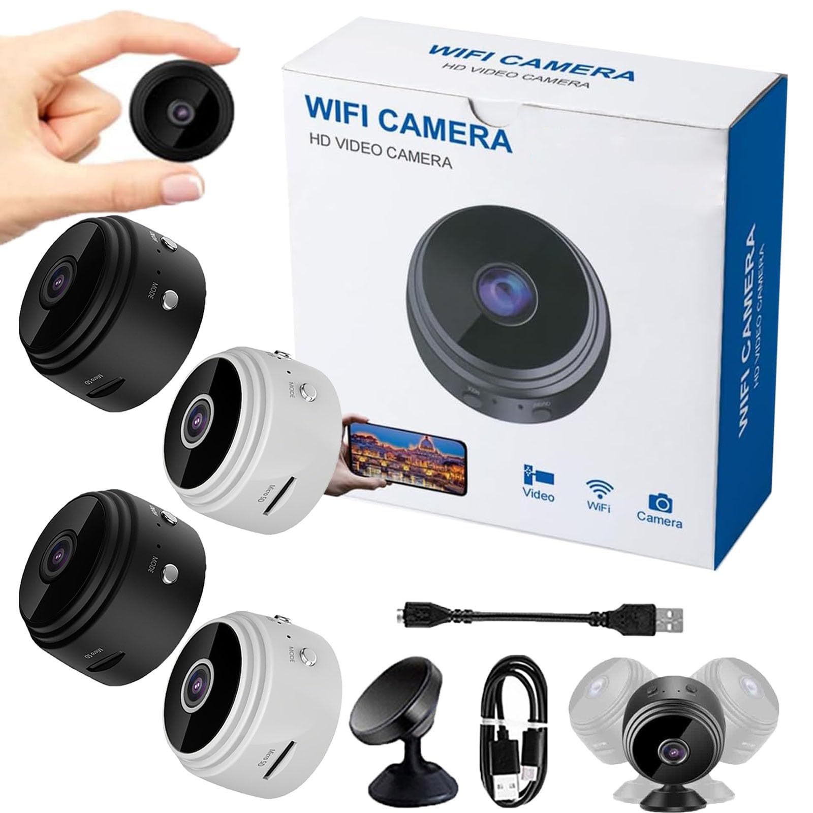 Amazon.com : 2026 New Magnetic Mini Security Camera 1080p Outdoor