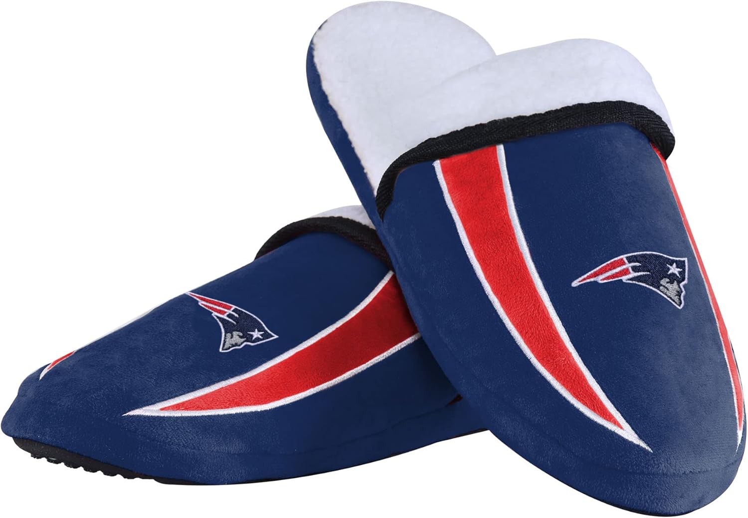 FOCO NFL Mens Football Team Logo Moccasin Slippers Shoes