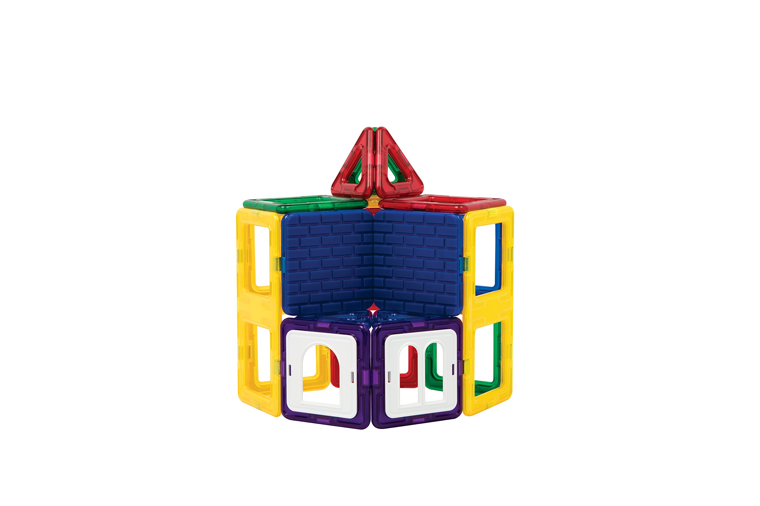 Magformers Wow House Magnetic Building Blocks Tiles Toy. Makes 20 Different Houses. Comes with Extra Puzzle Play Sheets And Building Cards Guides for Younger Children.