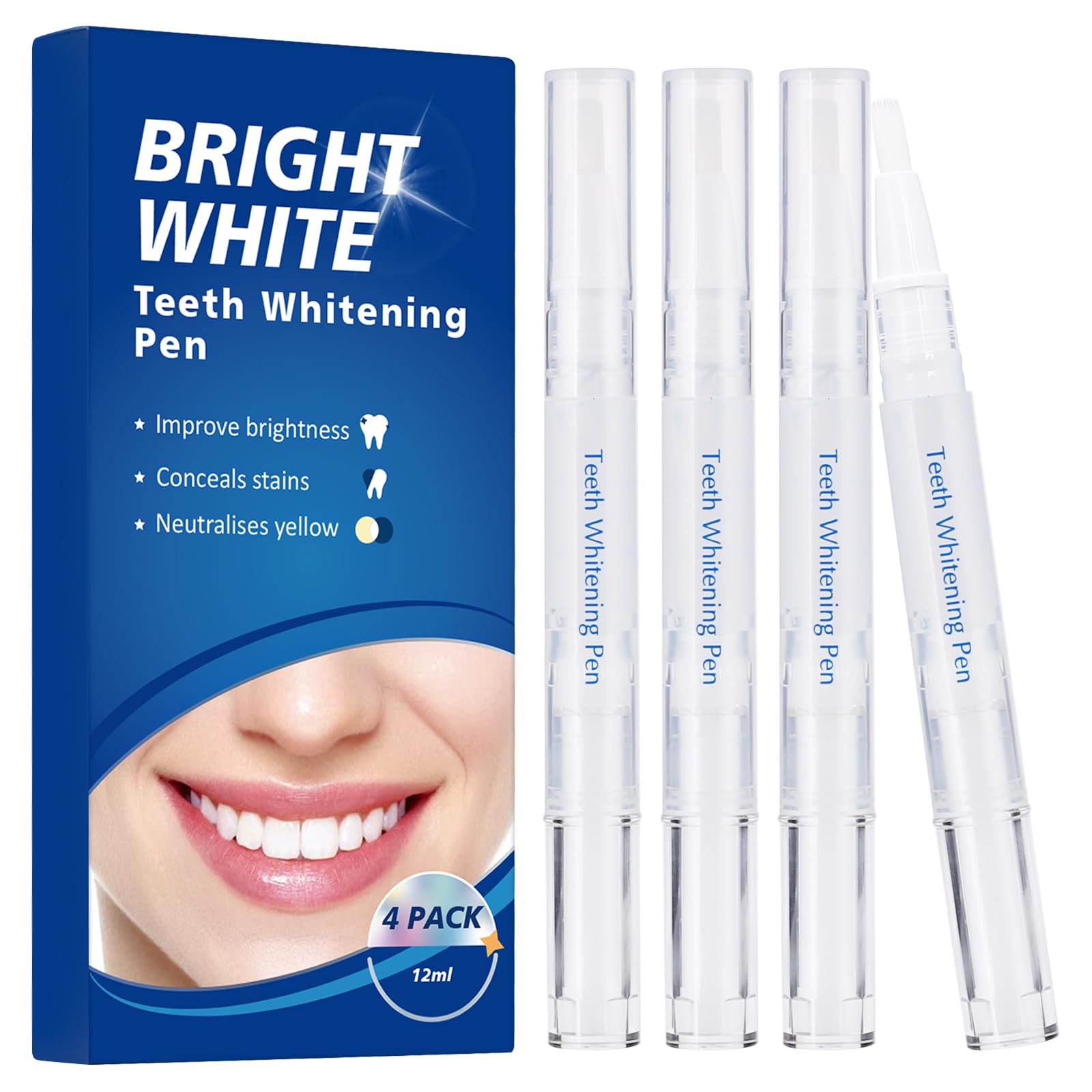 Hedhedhed Teeth Whitening Pen - Professionally Stain Removal Teeth Whitening Gel Formula No Sensitivity Effective Teeth Whitener Mint