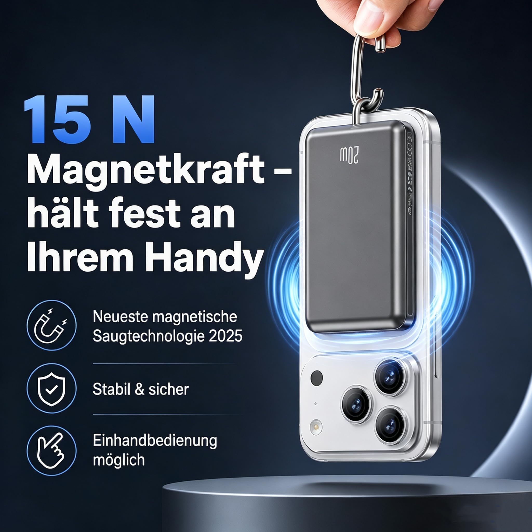 PowerBank Magnetico 10000mAh MP101YLE1025G
