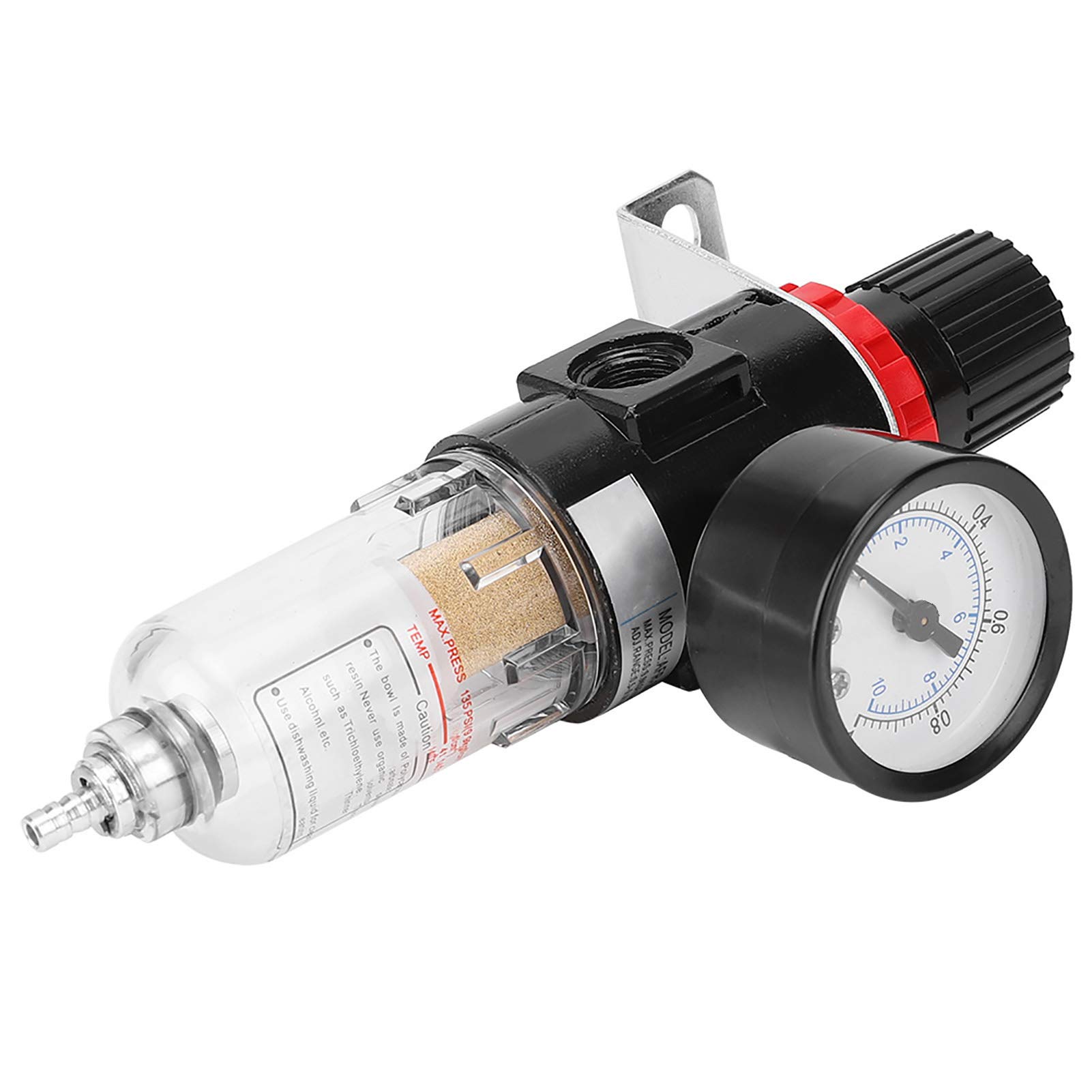 1/4 Zoll AFR2000 Öl-Wasser-Abscheider, Druckluftfilter, Luftquellenaufbereitung mit Manometer