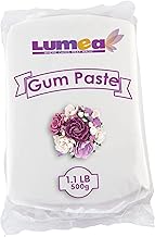 Dekozauber24 Petal Paste White, 500 g, Vegan, Edible, Perfect for Flowers, Petals, Ruffles, Fine Decorations, Edible Sugar Paste, White Cake Decoration Fondant