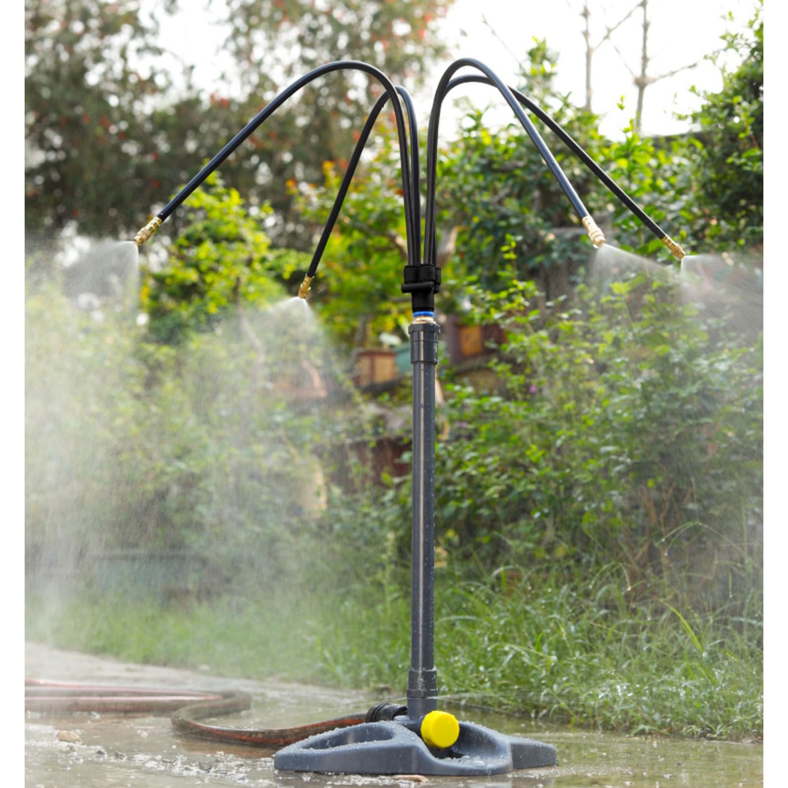 Arroseur d'eau de Jardin,Pulvérisation Directionnelle,Atomisation/Jet d'eau, Flexion Réglable à 360°,Adapté Aux Systèmes d'Irrigation pour Pelouses,Plantes, Fleurs et Légumes (1/2")