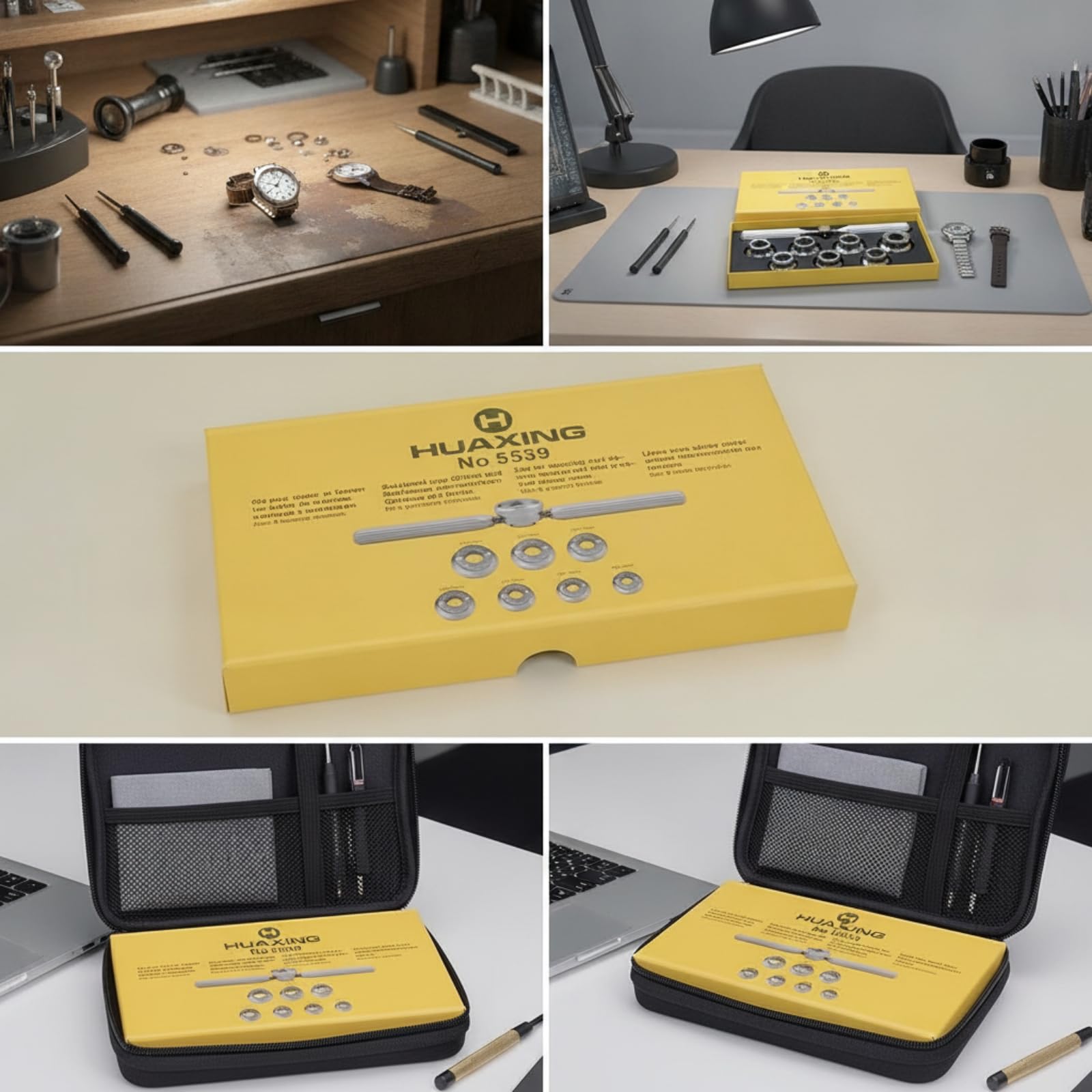 Apricassa con Punte Professionale Apricassa Universale Manuale Utensile per Orologiai, Artigiani, Laboratorio, Banco da Lavoro