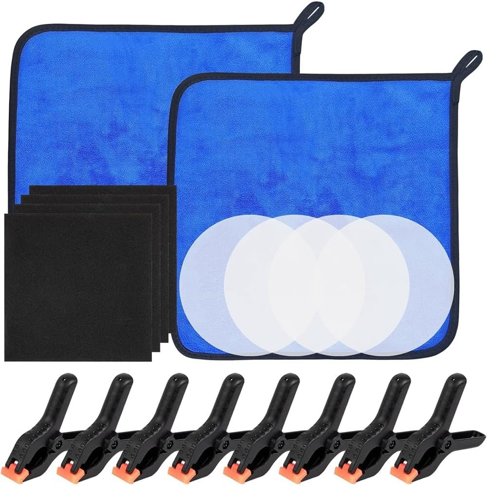 Card Flatening and Card Cleaning Kit, 4-In-1 Card Care Cleaning Kit, Trading Card Cleaning Kit with EVA Molded Foam