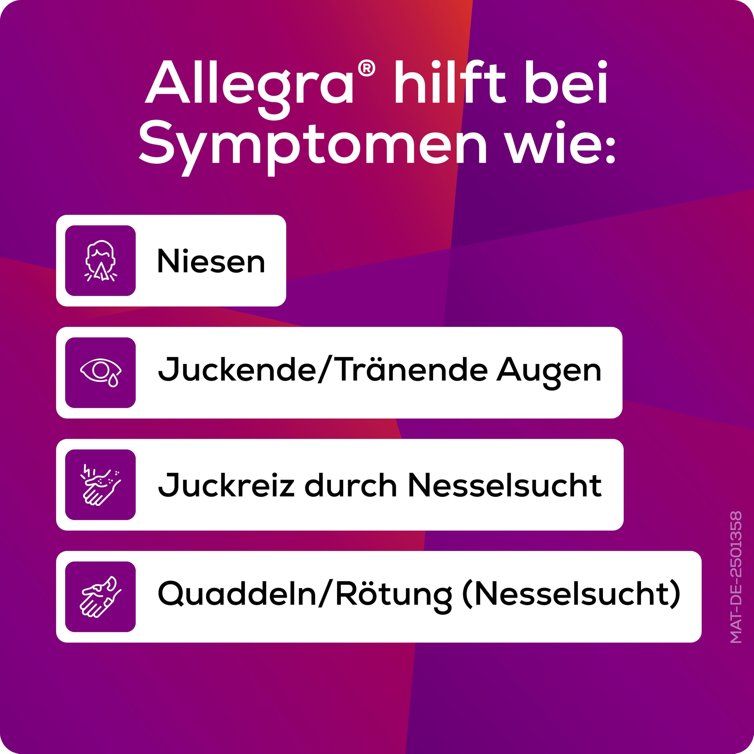 Allegra Allergie Tabletten | 2x100 Stk | Antiallergikum | Wirkstoff Bilastin | schnell und 24 Std wirksam bei Heuschnupfen, Tierhaarallergie, Hausstauballergie, Nesselsucht (Urtikaria)