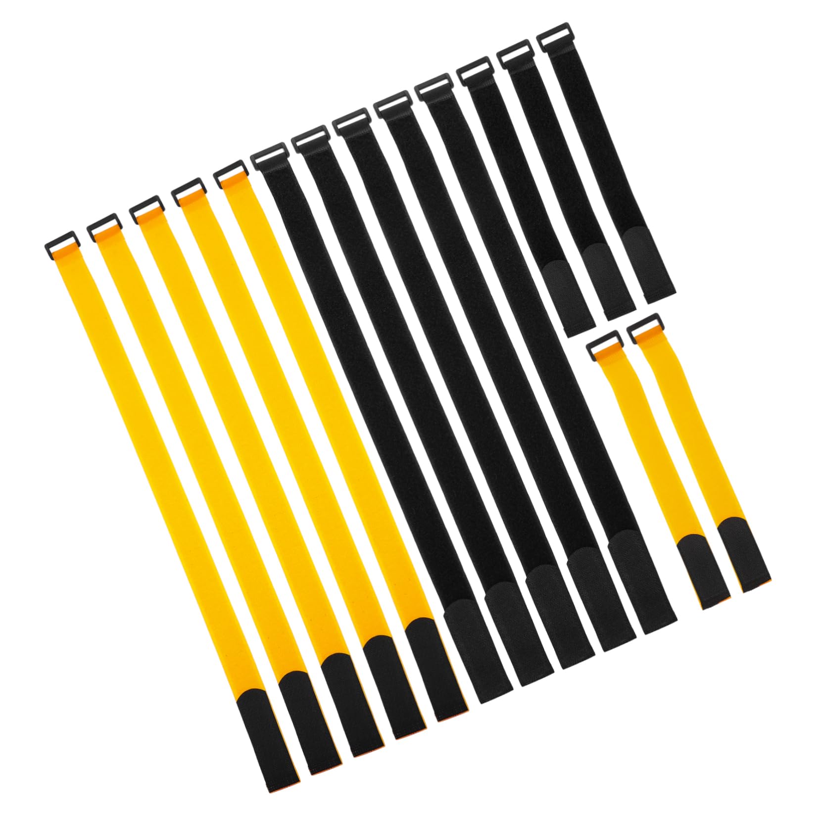 BESTonZON 15Pcs Adjustable Cable Securing Straps for Bike Rack Multi Functional Fastening Straps Durable Material for Various Bike Wheel Reusable