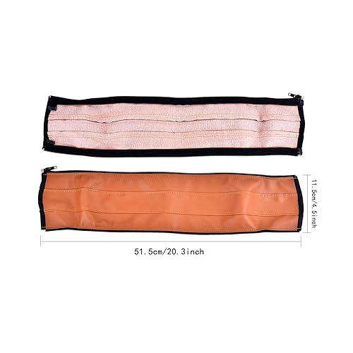 Miniatura 4 de Funda de manillar de piel sintética compatible con Babyzen Yoyo Yoya Reposabrazos para cochecito, barra de parachoques, accesorios para cochecito de