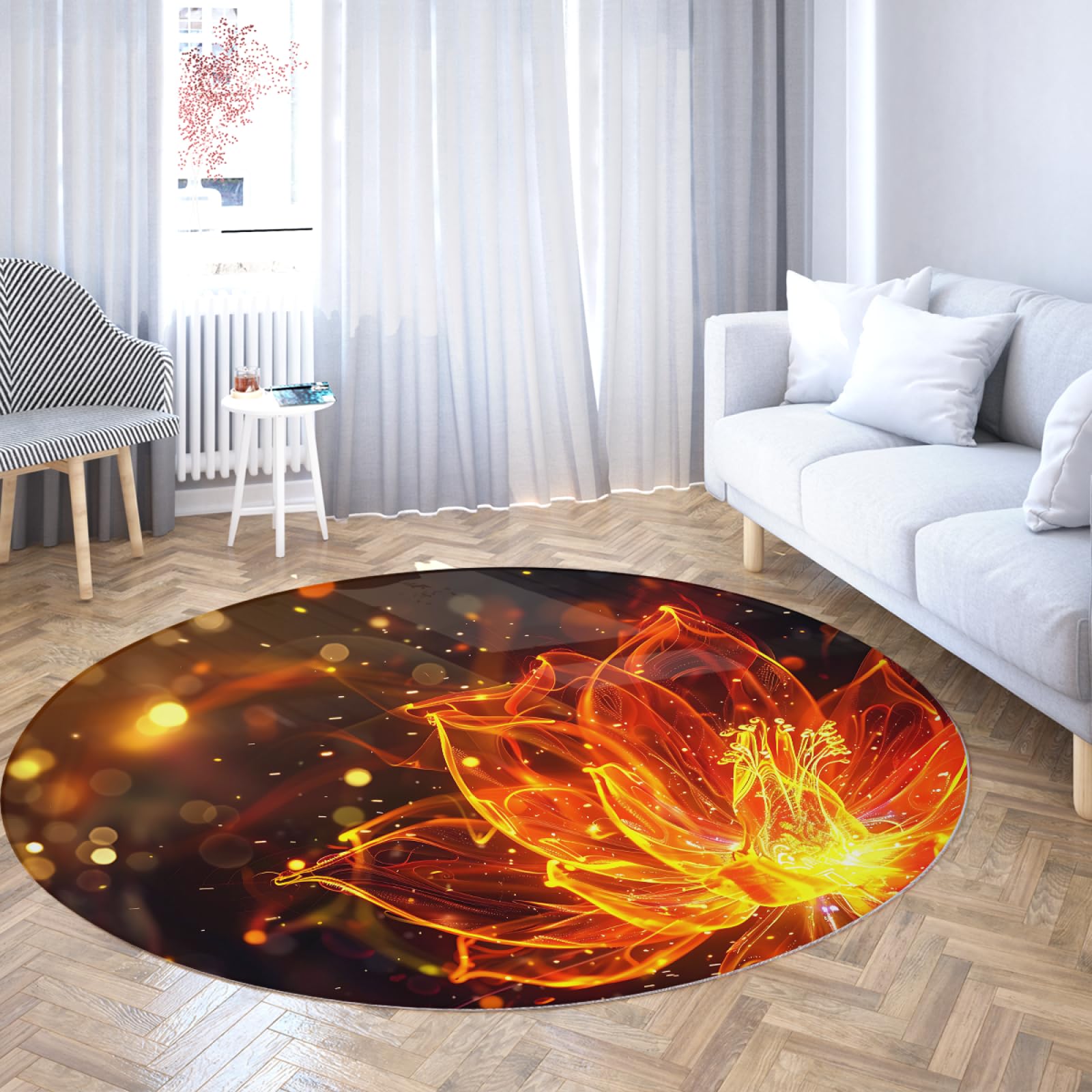 Tapis salle de jeux antidérapant design abstrait pour chambre