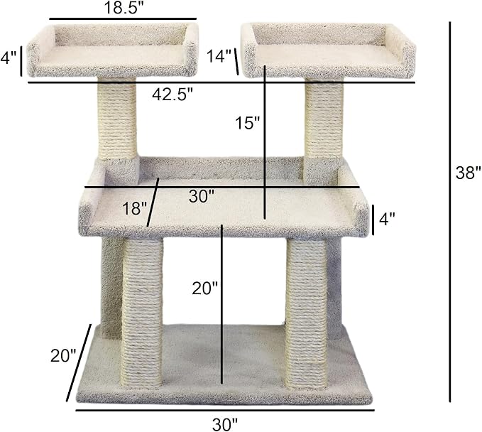 Percha de gato Maine Coon Deluxe para interior miniatura 2