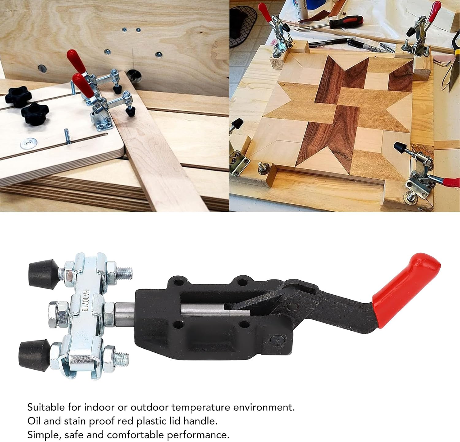 Double Headed Toggle Clamp Heavy Duty Pull Push Toggle Clamp for Welding Drilling Grinding