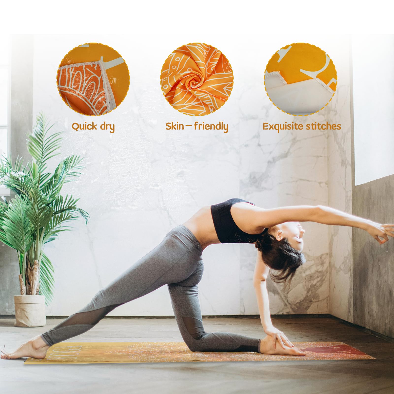 Tapis De Sol Sport ROMIX Tapis Yoga 10mm Epais Antidu00e9rapant Tapis De Sport Avec Sac Yoga Mat