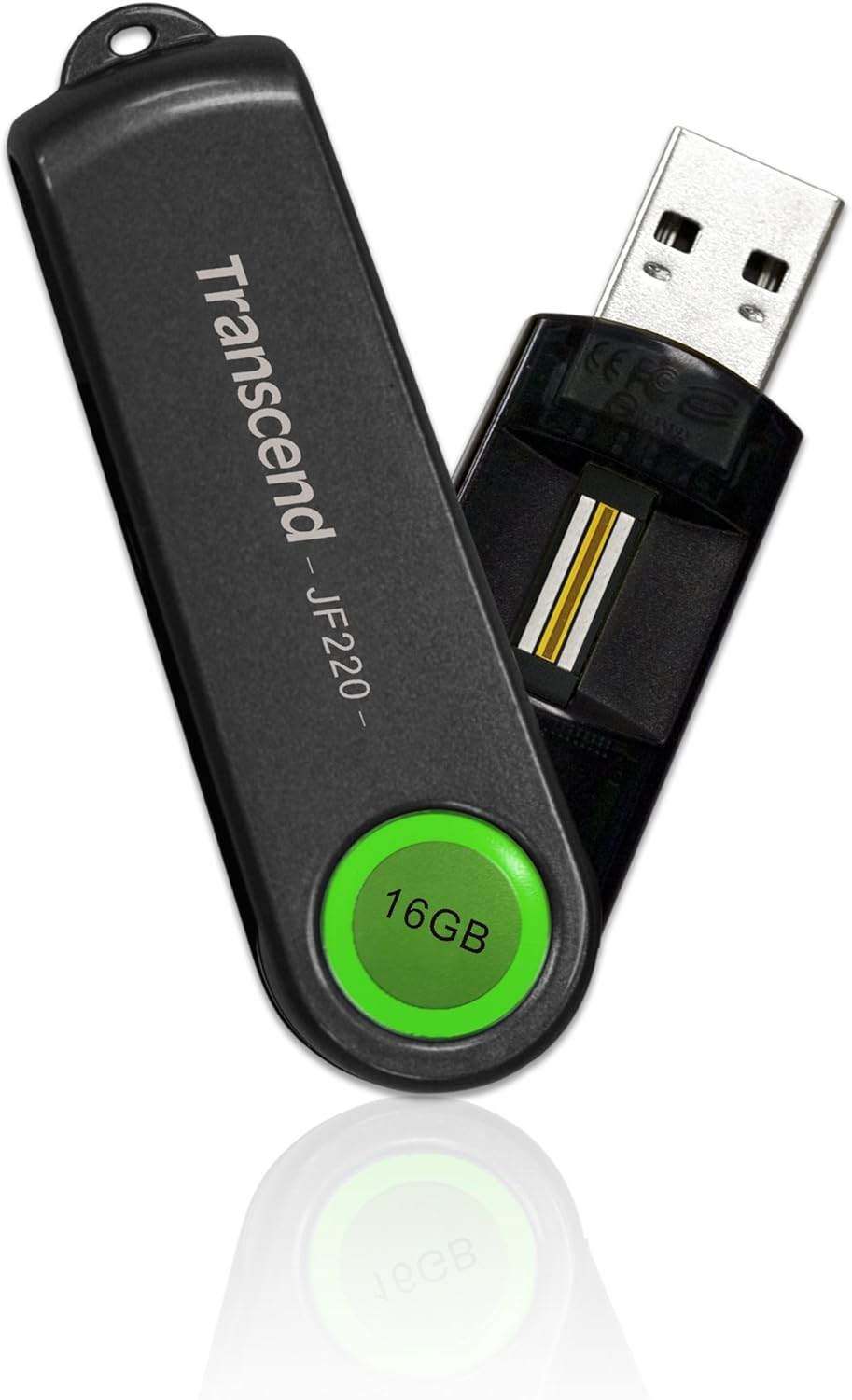Transcend 16GB Jetflash220 Fingerprint Security USB Flash Drive