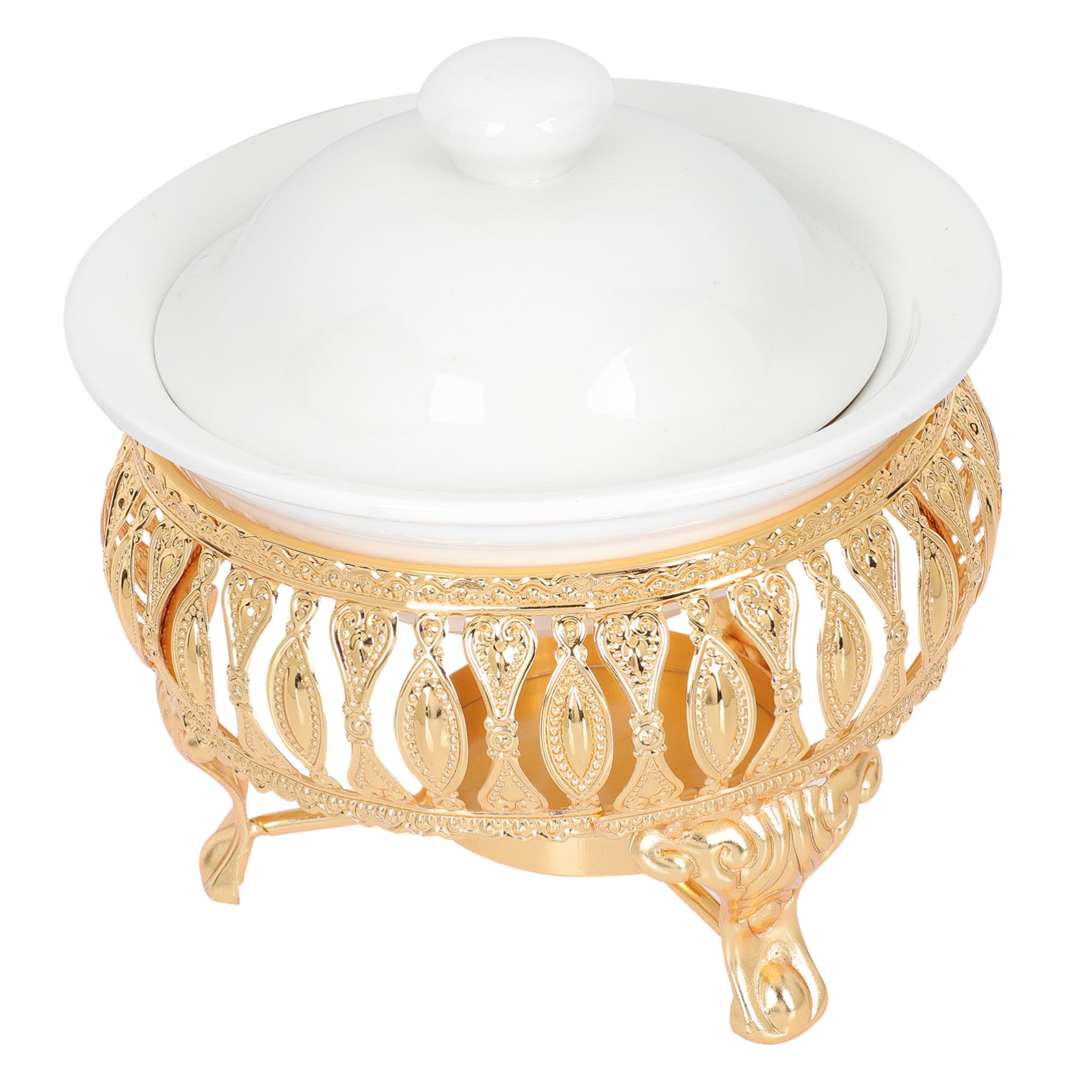 Alipis Household Teapot Warmer Candle Stand European Style Tea Heater for Warming Tea and Food Non- Base and Design
