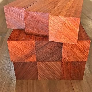 Padauk Wood Turning Blanks 2pc - 2" x 2" x 12"