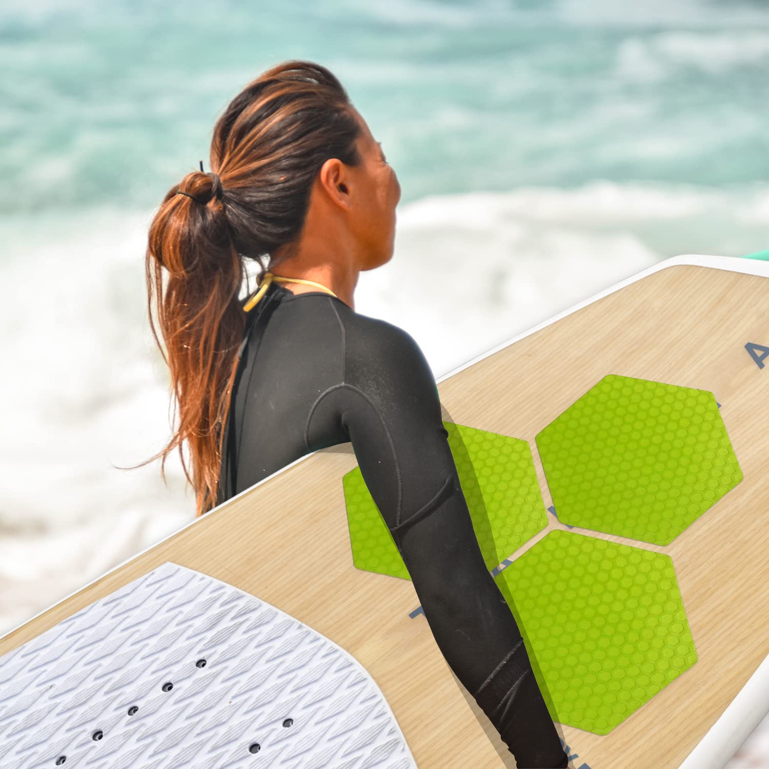 10 Piece Non-Slip 6 Corner Surf Board Set for All Types of