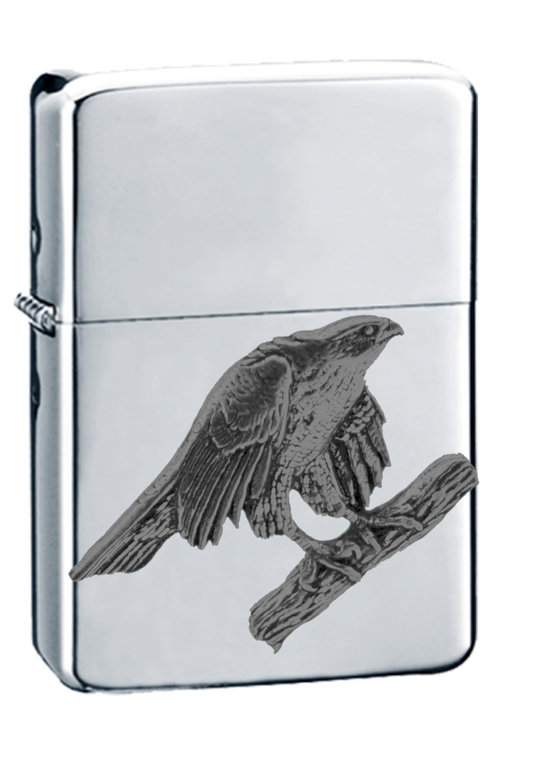 Briquet B2 Hawk tempête rechargeable essence et étain