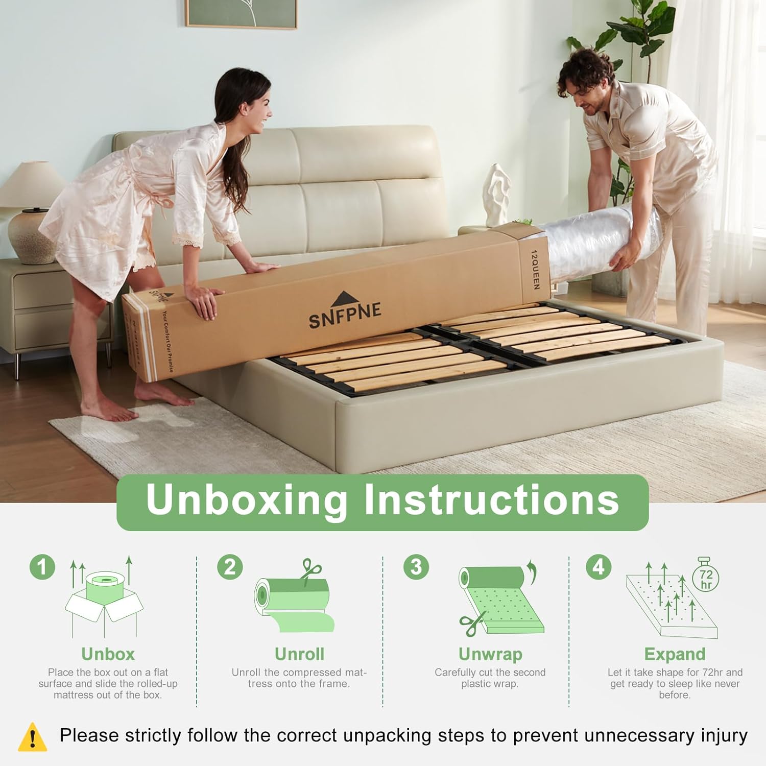 Queen Size Mattress 12 Inch, Medium Firm Memory Foam Hybrid Mattress with Individual Pocket Spring - Pressure Relief, Motion Isolation, Cool Sleep, 80" x 60" 12 inch Queen image 7 of 7 B0F9YBSMB7