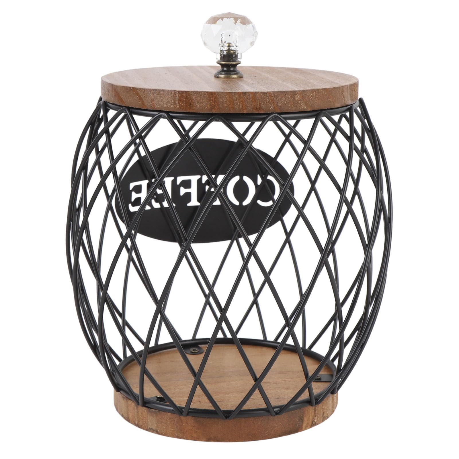 GOWENIC Porte-capsule de café, Fruits - café à en Forme de pour la Maison d'hôtel (BLACK)