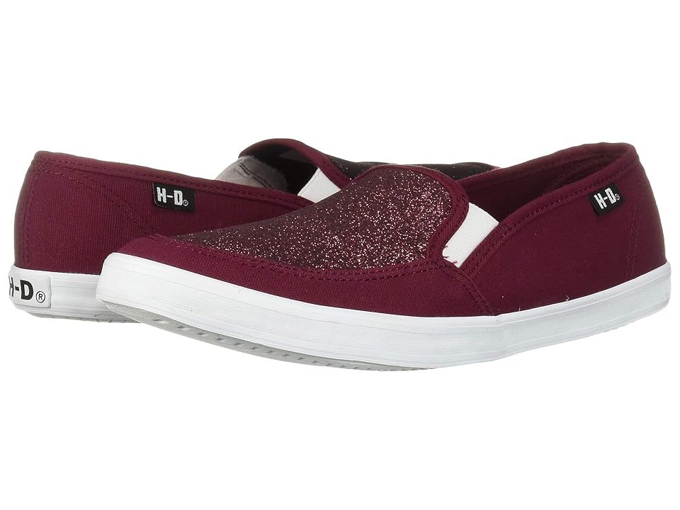 

Harley-Davidson Valwood (Wine) Women's Flat Shoes, Burgundy