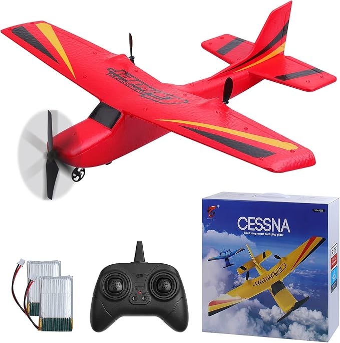 Henakmsl RC Flugzeug, 2 CH ferngesteuertes Flugzeug 2.4GHz RC Flugzeug ...