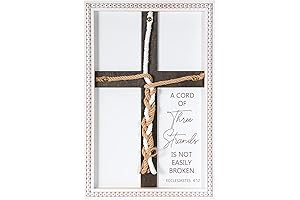 LakWilows Rustic Wedding Bible and Wooden Cross Set