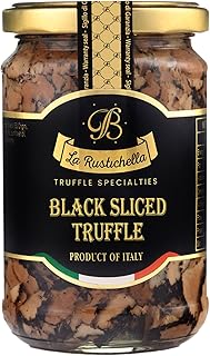 La Rustichella - Black Sliced Truffle - 100% Made in Italy | Vegan, Gluten-Free, Cholesterol-Free (9.88 oz (280 gr))