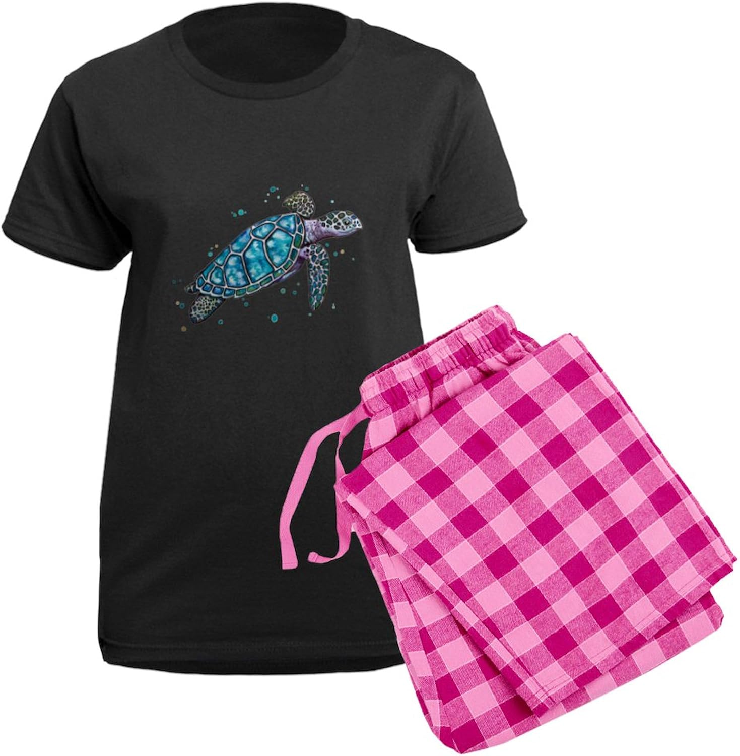 CafePress Sea Turtle Women's Dark Pajamas Womens Novelty PJ Sleepwear