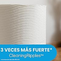 Vista 4 de Cottonelle Papel Higiénico Ultra Limpio con Textura de Ondas de Limpieza Activa, Papel de Baño Resistente, 24 Rollos Mega Familiares = 132 Rollos