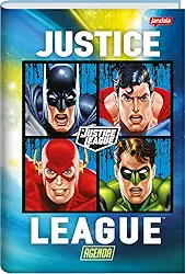 Agenda Permanente 134X200Mm 192Pgs Liga da Justiça Justice League Jandaia