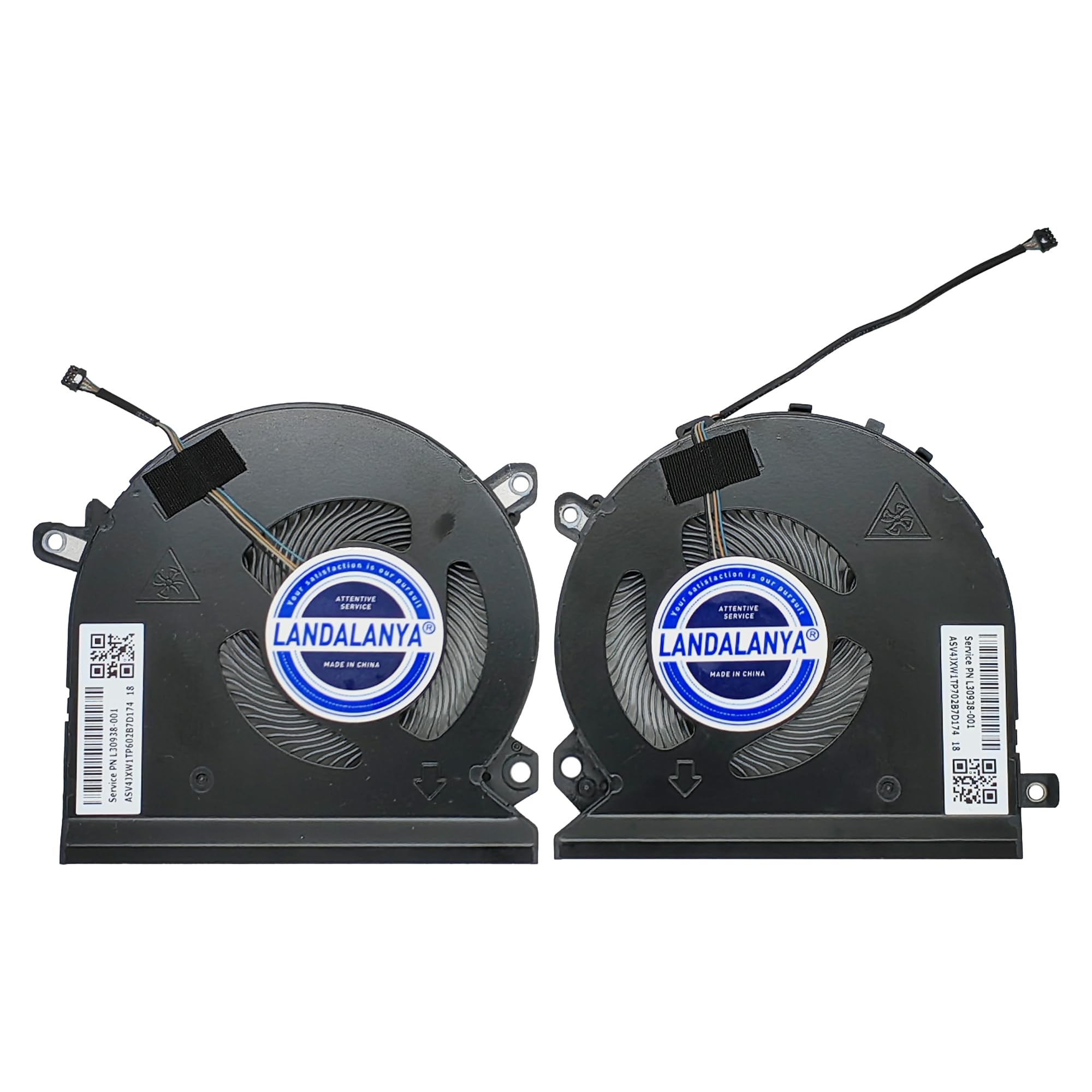 LANDALANYA Replacement New Laptop CPU and GPU Cooling Fan for HP Elitebook 1050 G1 1050G1 HSN-Q11C Series L30938-001 NS85C00-17L24 NS85C00-17L25 DC5V